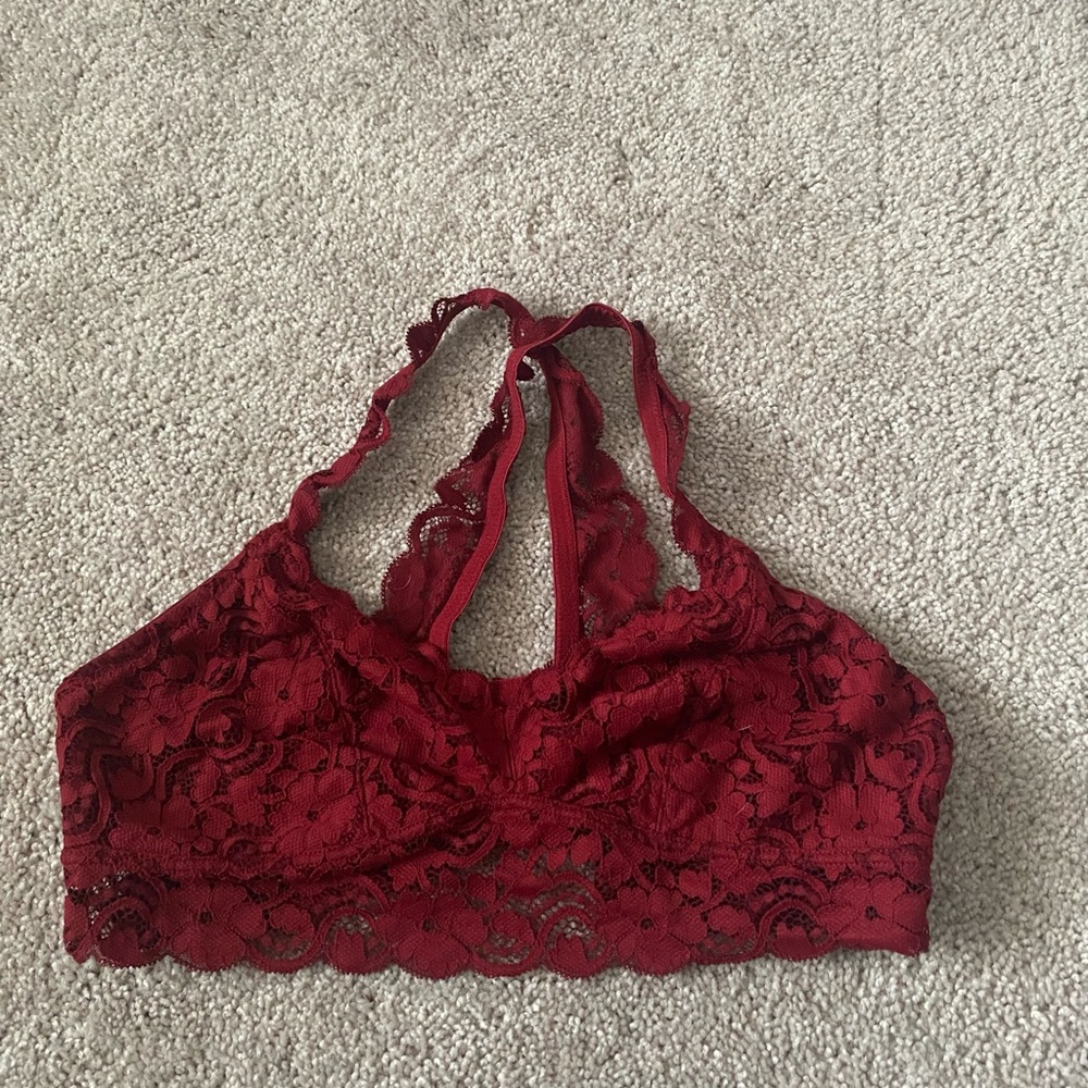 Red lace Bralette